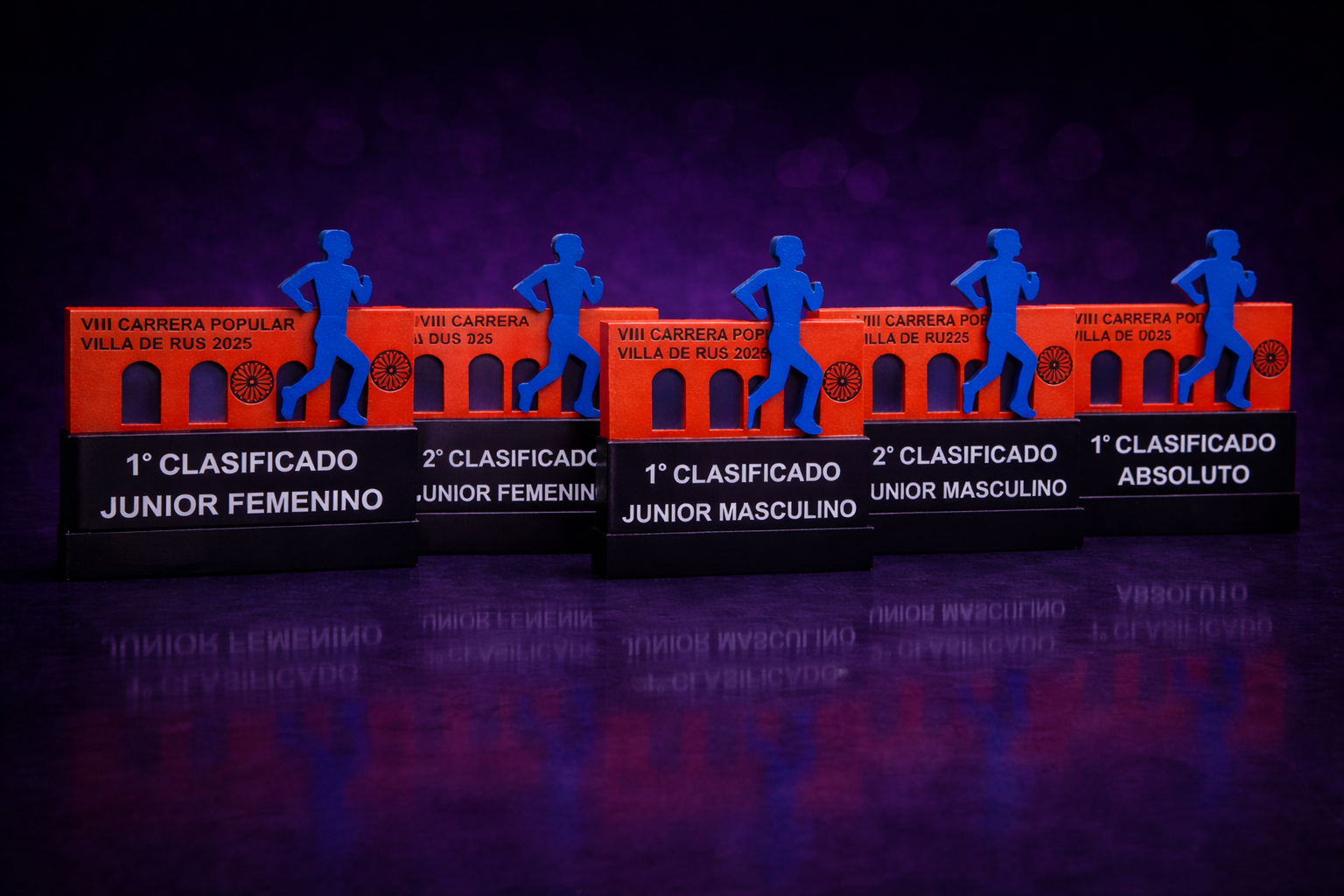 Trofeos deportivos personalizados fabricados por Santurtzi3D