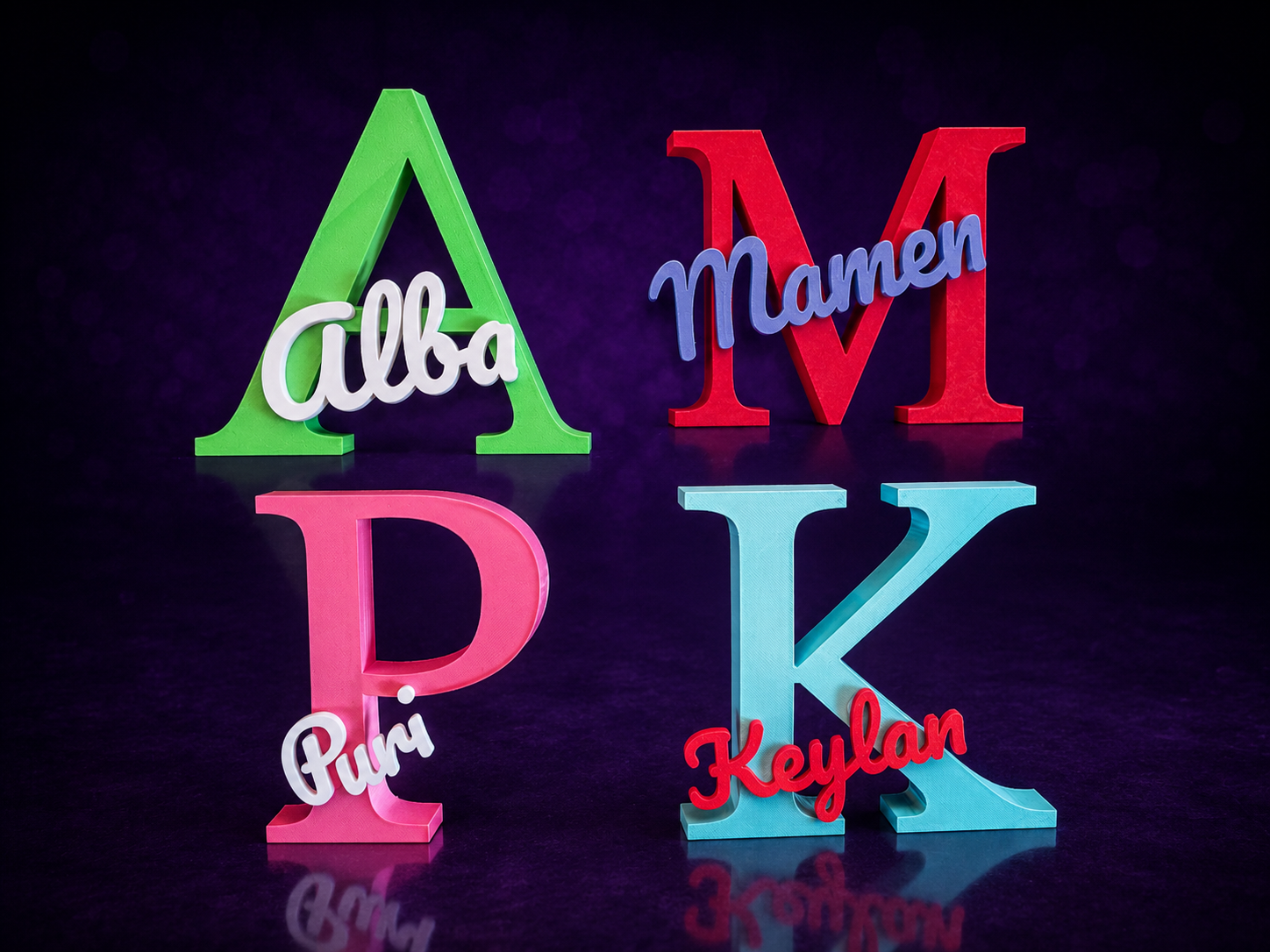 Inicial Decorativa Personalizada con Nombre